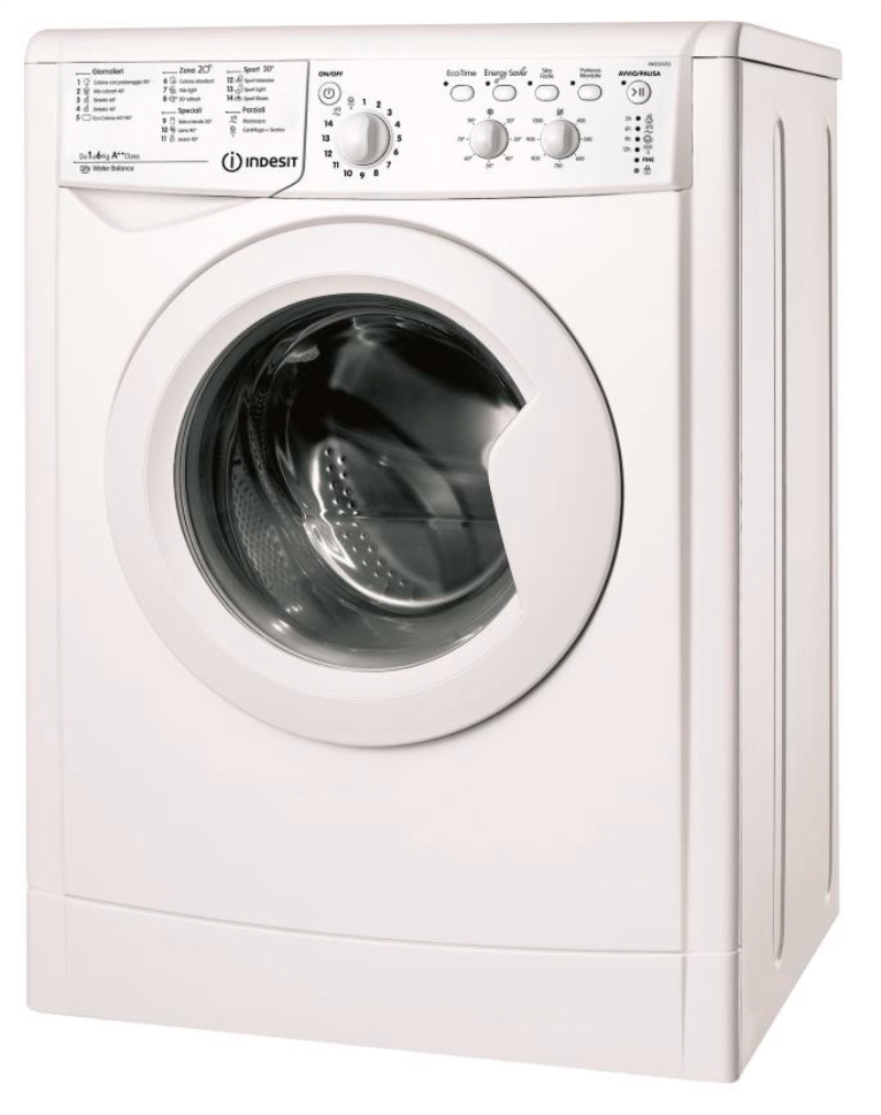 INDESIT Lavatrice Indesit (IWSC61052CECO) 6 KG carica frontale classe A++